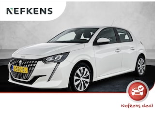 Peugeot 208 Active 75pk | Navigatie | Airco | Cruise Control | Parkeersensoren | DAB+ radio | Apple Carplay / Android Auto | Bluetooth | Automatisch dimlicht | Led koplampen | Multifunctioneel lederen stuurwiel | Dealeronderhouden |
