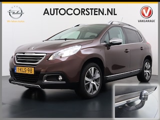 Peugeot 2008 1.6 120pk Pano-dak Féline Navi Leer/Alcantara Trekhaak Peugeot-Connect-Nav 17"lm WiFi-vb Ecc Cruise Control Pdc Isofix Skidplate Chroompack Privacyglas Bluetooth Lmv Led Zeer Compleet en 2.000km geleden beurt gehad! 1e Eigenaar Origineel Nederlandse Auto Zeldzaam met de Soepele 1.6 motor!   48 euro belasting p/m