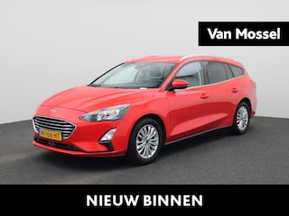 Ford Focus Wagon 1.0 EcoBoost Titanium X Business ADAPTIEVE CRUISE | NAVIGATIE | CAMERA | PDC | CLIMA | WINTERPAKKET | LMV | APPLE CARPLAY | VIRTUEEL | 12 MAANDEN BOVAG GARANTIE |