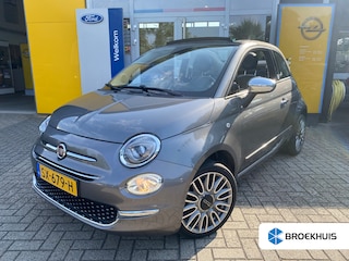 Fiat 500 Cabrio 1.2 Lounge | APPLE CARPLAY/ANDROID AUTO| CLIMATE CONTROL| CRUISE CONTROL| PARKEERSENSOREN| LICHTMETALEN VELGEN|