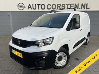 Peugeot Partner 1.5HDI 3-Pers.Carplay Navi* EURO6 Airco Mirror-Link Cruise Control Pdc Bluetooth Pro Betonplex vloer Wandbetimmering Schuifdeur Achterdeuren Origineel Nederlandse Auto