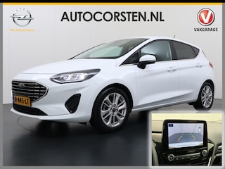 Ford Fiesta T 125PK Hybrid Titanium X Apple Carplay Android Auto Navi Bordherkenning Camera Ecc Cruise Control Pdc Lmv Privacy Glas Led Ford Sync 3 Keyless Bluetooth DAB+ 1e Eigenaar Origineel Nederlandse Auto € 26000 nieuw!