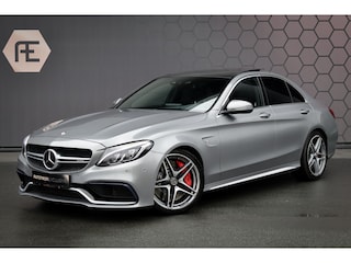Mercedes-Benz C-klasse 63 AMG S AMG 63S | BTW-AUTO | BURMESTER | ADAPTIVE CRUISE | HEAD-UP | MEMORY | PANORAMADAK | SPORTUITLAAT | DUBBEL GLAS | STOELVERWARMING | LEDEREN DEUREN EN DASHBOARD | ETC.