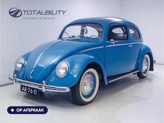 Volkswagen Kever Brilkever | 1951 | Perfect gerestaureerd | Zeldzaam vroeg exemplaar | Gulf Blue, Split window, Semaforen, een unieke tijdcapsule