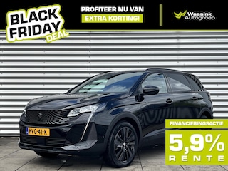Peugeot 5008 Black Friday Deal ! 1.2 Turbo 130pk GT EAT8 8-traps Automaat Black Pack | Navigatie | LED | Camera | Elektrische achterklep