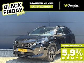 Peugeot 3008 1.6 Plug-in HYbrid 225pk e-EAT8| BLACK FRIDAY DEAL| Elektrische Achterklep | Dodehoek Detectie | Airco | Camera | Cruise Control | Zeer lage kmstand!