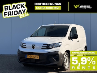 Peugeot Partner BLACK FRIDAY DEAL 1.5 BlueHDi 100pk 3-zits Asphalt | Navigatie | Cruise Control | Binnenspiegel Camera |