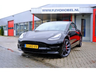 Tesla Model 3 75D Performance AWD 75 kWh 462pk Aut. Pano|1e Eig|Leder||AutoPilot|Cam|20"LMV