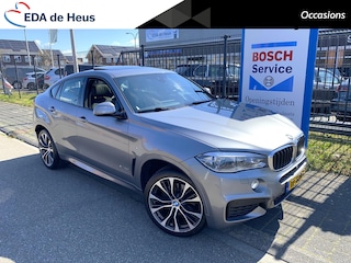 BMW X6 xDrive35i High Executive M Sport met o.a. trekhaak, schuifdak, H&K, 21", luchtvering, LED, etc.
