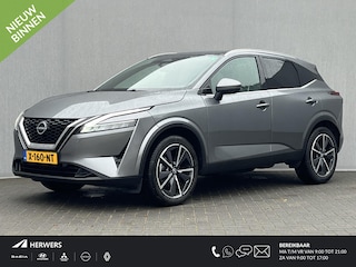 Nissan Qashqai 1.3 MHEV Xtronic Tekna / Vaste Trekhaak 13-polig (Trekgewicht 1.800kg) / Panoramadak / Stuur- en Stoelverwarming / Voorruitverwarming / HUD / 360° Camera / Keyless Entry & Start / Apple Carplay & Android Auto / Adaptieve Cruise Control / Climate Control / Elektrische Achterklep / Navigatie full map