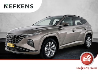 Hyundai Tucson 1.6 HEV Comfort 230pk Automaat | Trekhaak | Adaptieve Cruise Control | Navigatie | Climate Control | Achteruitrijcamera | Keyless Entry/Start | Draadloze Telefoonlader | 19" Lichtmetalen Velgen | Verwarmbare Voorstoelen | Apple Carplay/Android Auto |