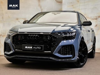 Audi Q8 4.0 TFSI Quattro, Dynamic+, pano, ceramic, carbon extr., B&O adv., tr. haak, nachtzicht, standkachel, ACC, softclose, HUD, NP286k