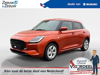 Suzuki Swift 1.2 Select Smart Hybrid | Kenteken 2026 mogelijk!Lichtmetalen velgen | 6 speakers | Lederen stuurwiel | Stoelverwarming | Nieuw te bestellen