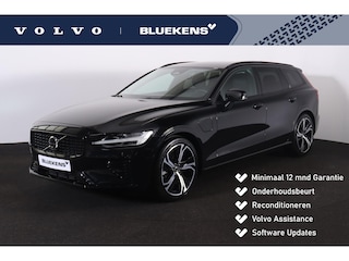 Volvo V60 T6 Recharge AWD Plus Dark - IntelliSafe Assist & Surround - 360º Camera - Harman/Kardon audio - Adaptieve LED koplampen - Verwarmde voorstoelen, stuur & achterbank - Parkeersensoren voor & achter - Elektr. bedienb. voorstoelen met geheugen - Extra getint glas - Elektr. inklapbare trekhaak - 19' LMV