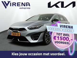 Kia Ceed Sportswagon 1.5 T-GDi GT-Line AUTOMAAT - Automatische Achterklep - Schuif/kantel dak - Navigatie - Keyless entry - Apple Carplay/Android Auto - Adaptive cruise control - Achteruitrij camera - Stoel/Stuur verwarming - Fabrieksgarantie t/m 20-10-2023