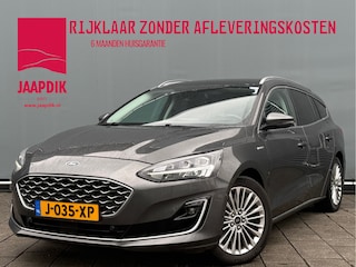 Ford Focus Wagon BWJ 11-2020 | 1.5T 150PK Vignale AUTOMAAT | LEER | PANO DAK | TREKHAAK | CAMERA | CLIMA | NAVI | LED | PDC 2X | CARPLAY