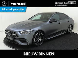 Mercedes-Benz C-klasse 200 AMG Line / Panaroma-dak / Trekhaak / Night-Pakket /