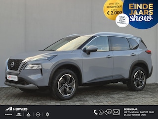 Nissan X-Trail 1.5 MHEV 163pk N-Connecta Automaat / Fabrieksgarantie tot 28-04-2028 / Trekgewicht 2000 kg / Allseason banden / HUD / Elektrische achterklep / Stuur-, Stoel en Achterbank verwarming / Rondomzicht camera /