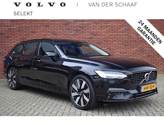 Volvo V90 T8 455PK Plug-in hybrid AWD Ultra Dark | 360 Camera | Trekhaak | All-Season | Gelamineerd Glas |