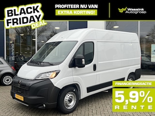 Peugeot Boxer GB 2.2 140PK BlueHDi L2H2 35 Zwaar | Navigatie | Apple Carplay & Android Auto | Verzwaarde vering | DAB+ | Climate control | Cruise control | Trekhaak