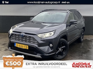 Toyota RAV4 2.5 Hybrid Bi-Tone Stoelverwarming, JBL premium audio, parkeersensoren v&a, achteruitrij camera, ACC, keyless, navigatie, Apple CarPlay/Android Auto