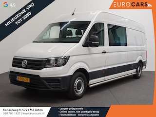 Volkswagen Crafter 140pk L4H3 / L3H2 Dubbele cabine Airco Cruise control Trekhaak Navigatie Carplay  Camera Sidebars Euro6