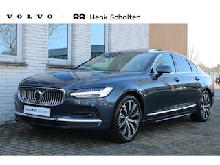 Volvo S90 2.0 B5 Ultimate Bright | Denim Blue metallic | Panoramadak | Geventileerde voorstoelen | Elek. bed. voorstoelen met geheugen | Verwarmbaar stuurwiel | Verwarmbare voorstoelen | Blind Spot | Achterstoelen verwamd | Adaptive Cruise Control | Semi elek. trekhaak | Google-Maps navigatie | Parkeercamera achter | Elek. achterklep |