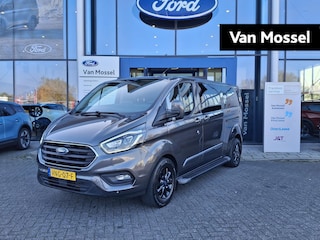 Ford Transit Custom 320 2.0 TDCI L2H1 Platinum Edition DC | 130PK | Automaat | Dubbel Cabine | Volledig leder | Trekhaak | Parkeersensoren | Navigatie | Stoelverwarming | Apple Carplay / Android Auto