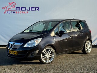 Opel Meriva 1.4 Turbo Cosmo Sportvelgen | Half Leer | Cruise | Clima | OPC Line | Hoge zit | Afneembare Trekhaak !!