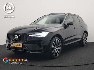 Volvo XC60 T6 AWD Ultimate Dark Long Range Plug In Hybrid 350pk Dealer O.H. PHEV | Panodak | Adaptive Cruise | Head Up | 360 Camera | Lederen Sportstoelen Memory & Verwarmd | 21"L.M | Google Assistent | Stuur Verwarmd | DAB |