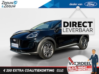 Ford Puma 1.0 EcoBoost Hybrid Titanium | Uit Voorraad Leverbaar | Prijs inclusief 6500 Euro Ford Voordeel | Automaat | Verwarmbare Stoelen | Verwarmbare Voorruit | Verwarmbare Stuur | Apple Carplay & Android Auto | Achteruitrij Camera