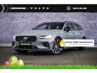 Volvo V60 2.0 T6 Plug-in hybrid AWD Plus Dark | Trekhaak | 360 camera | Harman Kardon audio | Stoel- en stuurwielverwarming | Adaptive cruise control | Dode hoek detectie BLIS |