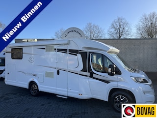 Knaus Sky Ti 700 MEG Silver Selection 130 pk Euro 6 Fiat Ducato **Enkele bedden/Dakairco/Zonnepaneel/Fietsendrager/Satelliet TV/Navi/Camera/Slechts 58.562 km/Zeer nette staat**