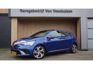 Renault Clio 1.6 E-Tech Hybrid 140pk R.S. Line Navi 17inch LM Sporstoelen LED *NL auto* IronBlauw Metallic *1e Eigenaar* 68295km!