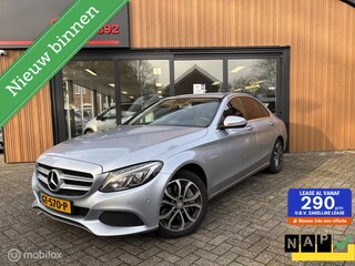 Mercedes-Benz C-klasse 350 e Lease Edition Plug in Hybride | Clima | Zwart-leder | Cruise | Luchtvering | Led | PDC V+A |Stoel ververwarming| 17LMV | NL Auto | DEALER-STAAT
