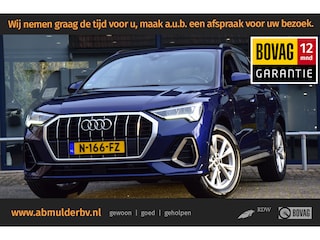 Audi Q3 35 TFSI S edition S-Tronic Automaat | Org. NL | BOVAG Garantie | Virtual Cockpit | Full LED | Sportstoelen | Camera | Apple Carplay/Android Auto | Elektrische Kofferklep | 18'' Velgen |
