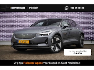 Polestar 2 Long Range Single Motor Prime 82 kWh | Pilot assist | 360 camera met parkeerhulp | BLIS | Cross Traffic Alert | Rear collision warning | Panoramadak | Harman Kardon premium sound | Volledig verstelbare voorstoelen | Polestar digital key | LED mistlampen met bochtverlichting | Elektr. bedienbare achterklep met voetsensor | Warmtepomp | stoelverwarming achterin | Verwarmd stuurwiel |