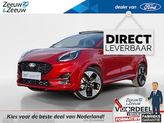 Ford Puma 1.0 EcoBoost Hybrid ST-Line X | Winterpack | Driver Assistancepack | 19" Lichtmetaal | Panoramadak | 360Camera | El. Achterklep | Adaptive Cruisecontrol | B&O Audio | Dodehoekdetectie | Nieuw op voorraad! |