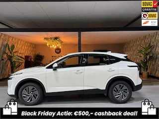 Nissan Qashqai 1.3 MHEV Business Design 158PK Garantie Trekhaak Carplay Camera ACC Keyless Led Lane Clima Navi Rijklaar