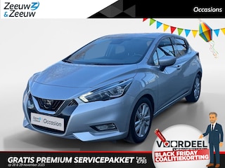 Nissan Micra 1.0 IG-T N-Connecta NAVI AIRCO PARKEERSENSOREN CRUISE CONTROLE 5 DEURS LM VELGEN ZEER MOOIE AUTO DEALER ONDERHOUDEN