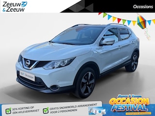 Nissan Qashqai 1.2 N-Connecta NAVI AIRCO 360CAMERA PANORAMADAK BLUETOOTH LM VELGEN TREKHAAK HOGE INSTAP ZEER MOOIE AUTO
