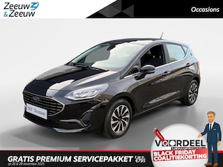 Ford Fiesta 1.0 EcoBoost Hybrid Titanium | Airco | Cruise Control | Stoel/Stuur/Voorruitverwarming | Apple/Android Carplay | Parkeersensoren Voor / Achter |