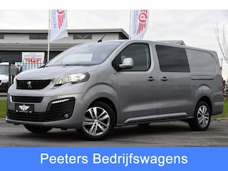 Peugeot Expert 2.0 BlueHDI 120 Long Asphalt DC 360 Camera, Cruise, Carplay, 2 x Schuifdeur, Multimedia, 122pk, Trekhaak, Sensoren, Uniek!
