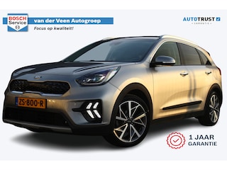 Kia Niro 1.6 GDi Hybrid DynamicPlusLine | Incl. 12 maanden garantie | Stuur & stoelverwarming | LED | Adapt. Cruise | Schuif/kantel dak | Trekhaak afneembaar | Camera | 100% dealer onderhouden | Keyless | Navi | Apple Carplay | Dodehoek detectie | Bomvolle uitvoering!! |