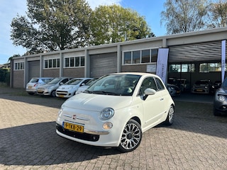 Fiat 500 0.9 TwinAir Lounge Cabrio, Airco, Leer stoelen, NAP!
