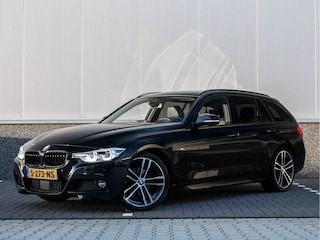 BMW 3-serie Touring 320i M-sport edition Shadow line | Adaptive cruise | Navi | PDC | Climate control | Dodehoek | Leder | Dealer onderhouden