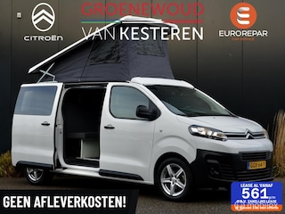 Citroën Jumpy Camper 2.0 120pk | 4 zitplaatsen | Slaaphefdak