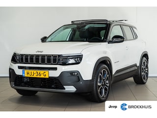 Jeep Avenger Summit 54 kWh | Schuif-Kanteldak | Navigatie | Warmtepomp | Camera | Stoelverwarming | Elektrische Achterklep |