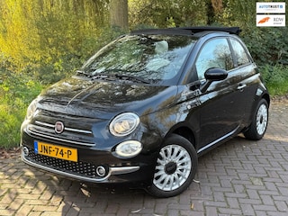Fiat 500 1.0 Hybrid Dolcevita Cabrio 1 Eig.b.j.6-2022 Leer, 15"LM,Carplay ,PDC