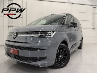 Volkswagen Multivan 1.4 eHybrid EDITION 7p. PURE-GREY/PANO/EL.TREKHAAK/ACC/CAMERA/IG-LIGHT/SFEER/CARPLAY/NAVI/EL.SCHUIFDEUREN/18"BLACK/PARK-ASSIST/UNIEKE AUTO, KLEUR PURE-GREY MET ZWART DAK/EDITION UITVOERING